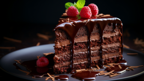 Choco Flakes Mania Cake - A Chocoholic's Dream Come True!