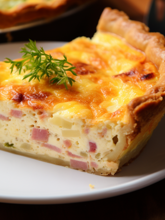 Ham and Swiss Quiche Recipe - Beyond the Bayou Blog