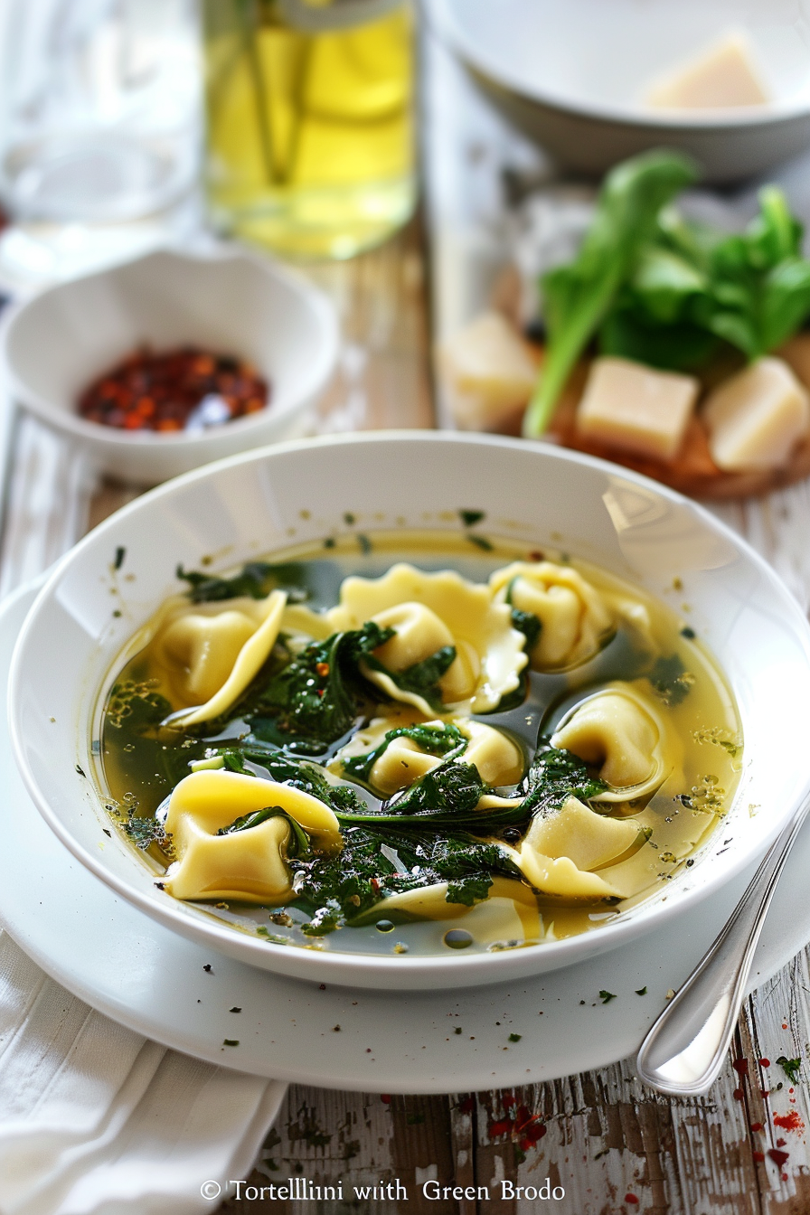 Overview How To Make Tortellini with Collard Green Brodo