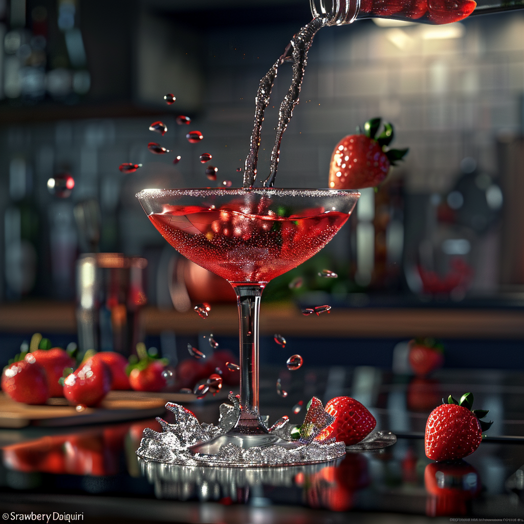 Strawberry Daiquiri Recipe: Pleasant Soothing Drink