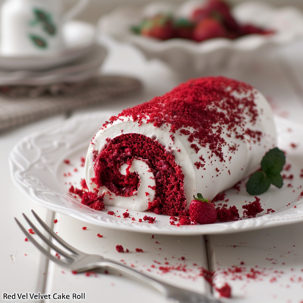 What to Serve with Red Velvet Cake Roll