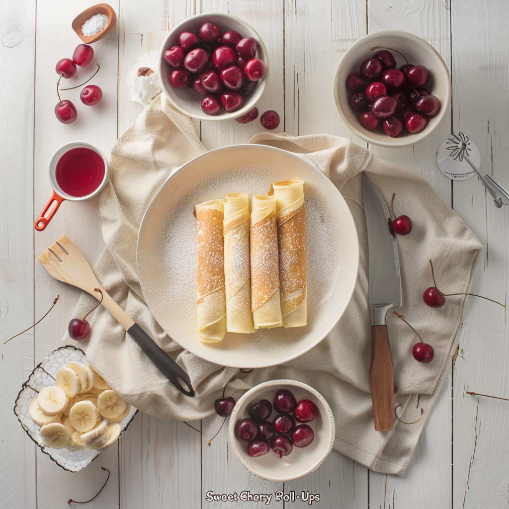 What to Serve with Sweet Cherry Pancake Roll-Ups