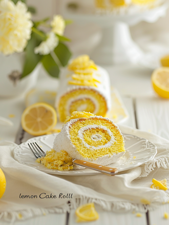 Lemon Cake Roll Recipe Beyond The Bayou Blog 8858