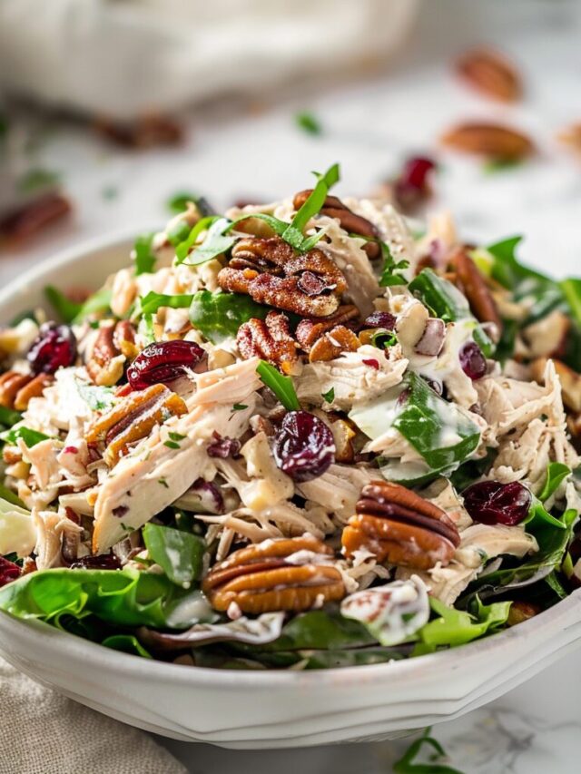 Cranberry and Pecan Chicken Salad Recipe - Beyond the Bayou Blog