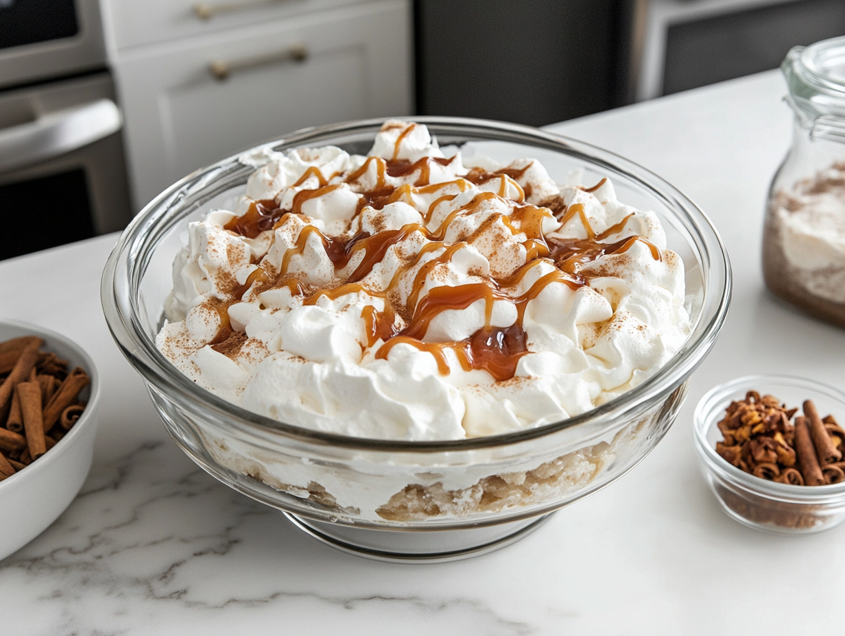 Apple Cider Cream Pie is ready to serve