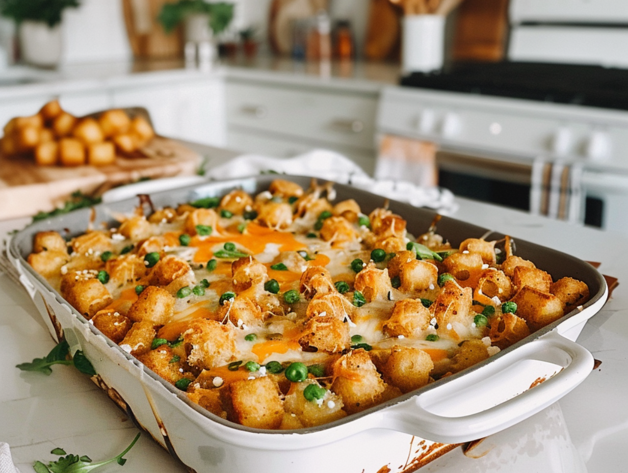 Cheesy Tater Tot Casserole